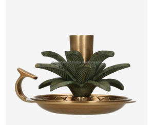 Portavelas Navideño de Hierro Dorado Hecho a Mano, Portavelas y Farol de Lujo para Decoración del Hogar y Jardín, Venta al Por Mayor - Product Image 3