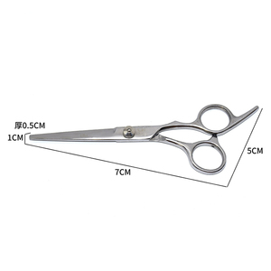 Professional Thinning Hair Scissors Stainless Steel 30 Teeth Blunt Tip <b>Long</b> <b>Handle</b> Right Handed Salon Use - Product Image 6