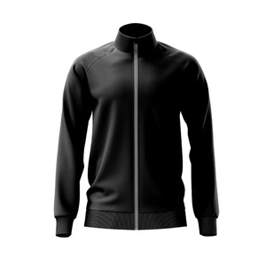 Veste d'entraînement de football athlétique par sublimation, haut de gamme, séchage rapide, avec col montant et poignets côtelés - Product Image 3