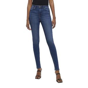 Nouveau design personnalisable pantalon en jean délavé à la mode skinny taille basse pour femmes pantalon en jean Slim Fit vente en gros prix bon marché - Product Image 4