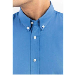 Mens Dress <b>Shirt</b> High Quality Custom Embroidered <b>Half</b> Sleeve Business Formal Slim Fit Breathable Cotton Anti-UV Turn-down Collar - Product Image 4