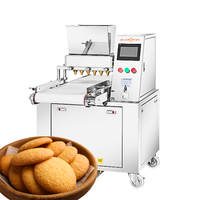 Machine automatique commerciale en acier inoxydable pour la découpe, le remplissage et l'extrusion de biscuits et de gâteaux, avec moteur numérique, pour farine, lait et eau