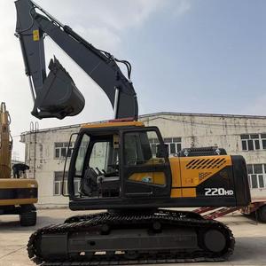 Excavadora Hidráulica de 22 Toneladas 220HD Fabricada en Corea del Sur, con Pocas Horas de Trabajo, Maquinaria de Construcción - Product Image 3