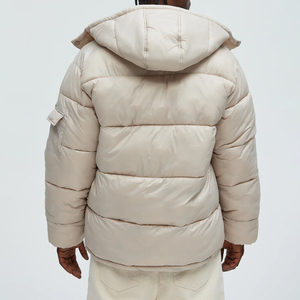 New <b>Top</b> <b>High</b> Quality Men Puffer Jacket Lightweight Casual Winter Coat Regular Fit Zipper Closure Solid Design Your Own Style - Product Image 3