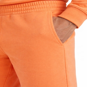 Ensemble de survêtement décontracté pour homme en molleton uni à col rond, respirant et confortable, idéal pour la détente et les activités sportives - Product Image 5