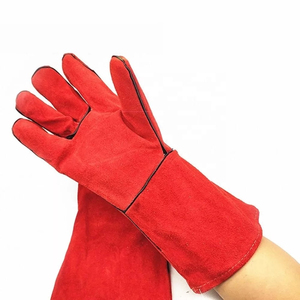 Leather BBQ <b>Gloves</b> Heat Resistant <b>Cooking</b> <b>Gloves</b> Daily Use BBQ Leather <b>Gloves</b> <b>Cooking</b> <b>Gloves</b> Heat Protection Bulk Supplier - Product Image 6