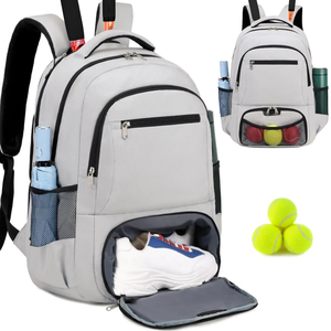 Sac de baseball personnalisé avec logo, design tendance, 50-70L, polyester, capacité de 2 raquettes pour badminton, squash, pickleball, pagaies et balles - Product Image 1
