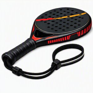 Accesorio Profesional para Pádel TOPLINE, Cordón de Seguridad Desmontable, Cinta Protectora de Nailon de Doble Tono, Accesorio Deportivo Portátil con Rayas - Product Image 2