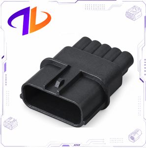 Boîtier de connecteur de faisceau de câbles automobile en cuivre 5 broches mâle/femelle (Nylon) pour réparation et remplacement de câblage électrique - Product Image 2