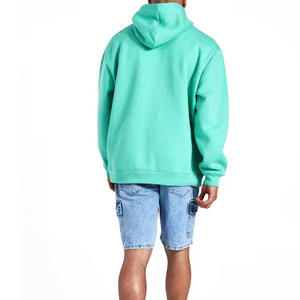 Sweat à capuche unisexe oversize en molleton de coton épais, vierge, personnalisable, style streetwear, pour hommes et femmes, vente en gros 2024 - Product Image 3