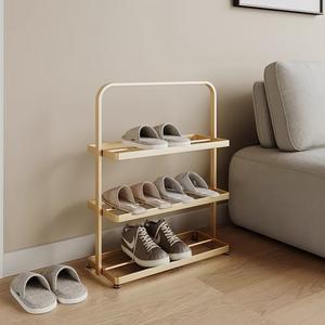 <b>Slim</b> Vertical <b>Shoe</b> <b>Rack</b> Four Tier Organizer Tall Space Saving Design Strong Stable Frame Modern Entryway Storage Stand - Product Image 3