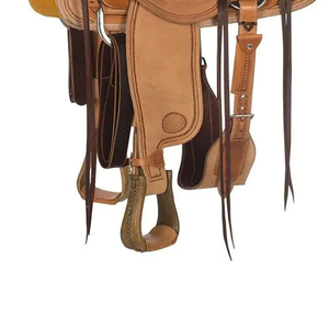 Sillín de Cuero SureMed Instruments para Caballo, Estilo Western, Ajustable, Antideslizante, Cómodo y Duradero, para Montar a Caballo, para Ranchos y para Atar Ganado - Product Image 4