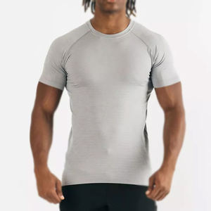 Camiseta Deportiva Casual para Hombre, Tallas Grandes, Personalizable, Lisa, Oversize, 180 Gramos, con Logotipo Frontal en Tejido de Punto - Product Image 1