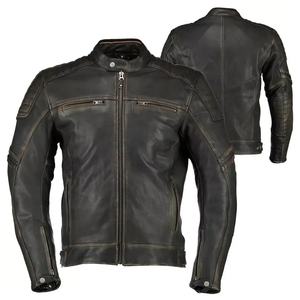 Elegante chaqueta de cuero para motociclista para hombre, duradera, aprobada por la CE, para verano e invierno, MOQ bajo de seguridad - Product Image 1
