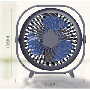 Mini Ventilatore da Tavolo Ricaricabile per Casa, Ufficio, Dormitori - 3 Velocità, Alimentazione USB, Spina AU, Silenzioso - Product Image 6