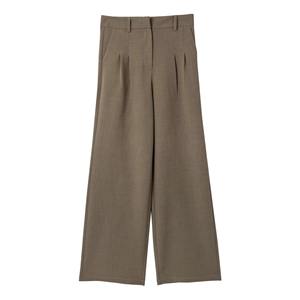 Pantalones Formales Negros Clásicos para Mujer al por Mayor, Elegantes Pantalones de Oficina Plisados para Mujer, Servicio OEM - Product Image 2