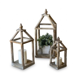 Farol de Hierro Festoneado, Portavelas de Metal y Vidrio Gris Vintage, Lámpara de Mesa Decorativa Bohemia Ecléctica para Interiores y Exteriores - Product Image 2