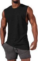 Débardeur de musculation pour homme, personnalisé avec logo OEM, haute qualité, 95% coton, 5% élasthanne, pour la musculation et la salle de sport