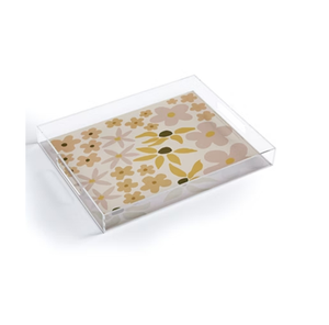 Bandejas de servir de acrílico transparente con estampados personalizados y asa para fiestas de Navidad, cumpleaños, dulces y chocolate. - Product Image 5