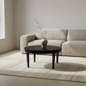 Mesa de Centro Moderna de Vietnam, Duradera, Ligera, Fácil de Limpiar, de Madera de Caucho, MDF, Chapa de Fresno KD, Diseño Decorativo, 1 Año de Garantía - Product Image 3