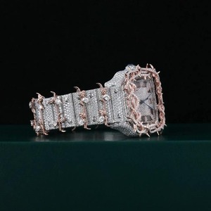 Reloj de Lujo con Diamantes, Reloj de Acero Inoxidable con Incrustaciones de Diamantes, Los Mejores Relojes Automáticos de Marca para Hombre a Precio de Mayoreo - Product Image 4