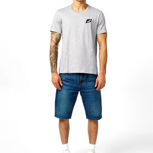 Camisetas de Algodón para Hombre al por Mayor, Manga Corta, Casuales, de Verano, Suaves, Transpirables, Cuello Redondo, Estilo Urbano, Personalizables, al por Mayor, Lisas - Product Image 1