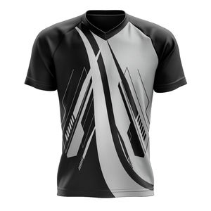 Camiseta de Cuello en V para Hombre, Diseño Único, de Alta Calidad, Multicolor, Manga Corta, Mezcla de Algodón, Informal, ODM OEM - Product Image 1