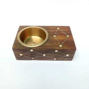 Hand Crafted Design Wooden Bakhoor Burner Carved Bakhoor Burner Laser Engraving Bakhoor Burner Mubkhar At very cheap sell Price - Product Image 1