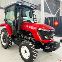 Tractor Agrícola 4x4 con Motor de Tres Cilindros Refrigerado por Agua para Invernaderos y Horticultura