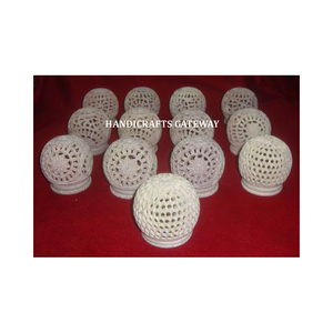 Portavelas de Piedra Jabonosa Natural Pulida a Mano, Diseño Increíble, Forma Redondeada, para Decoración del Hogar y Regalos - Product Image 2