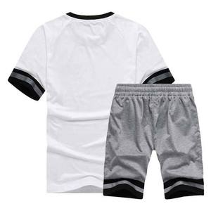 Wholesale New high-quality breathable quick-drying Mans Shorts <b>Set</b> Men Casual Shorts <b>Sets</b> Short Sleeve T Shirt Shorts <b>Set</b> - Product Image 2