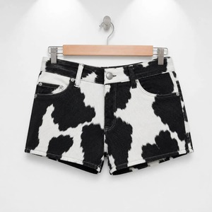Shorts de Cuero Vacuno para Mujer, Cintura Alta, Moda Moderna, Casual, Estilo Urbano, Shorts de Tendencia, Proveedor OEM Personalizado - Product Image 6