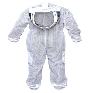 Pink Beekeeper White Nylon High Quality Beekeeper Protective <b>Suit</b> with Veil Full Body Coverage Casual Workwear Four Seasons Use - Product Image 3