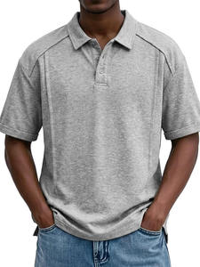 ผู้ผลิตเสื้อโปโลผู้ชายแบบยืดได้ สวมใส่ได้ทั้งแบบลำลองและธุรกิจ - Product Image 5