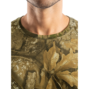 Maillot de chasse personnalisé en gros, respirant, à manches longues, léger, col rond pour hommes avec Coolmax anti-UV 100% polyester - Product Image 4