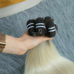 Les meilleurs fournisseurs de cheveux : Extensions de cheveux naturels Remy de luxe 100 %, doux et soyeux, toutes couleurs, tissage de cheveux bruts vietnamiens - Product Image 4