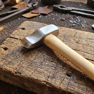 Premium Farrier <b>Tool</b> Fuller Hammer Forging Horseshoeing Fullering Hammer Blacksmith Groove Heat-Treated Stainless Steel - Product Image 1