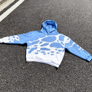 Men Double <b>Layer</b> Hoodie Soft Fleece Pullover with Layered Design Adjustable Hood Casual Streetwear Everyday Comfort Top - Product Image 3