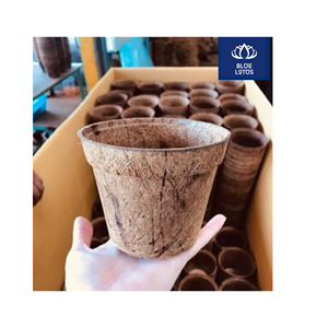 Meilleures ventes : Pot en fibre de coco écologique, pur coco bio, idéal pour la culture des racines et la plantation des fleurs, prix direct. - Product Image 1
