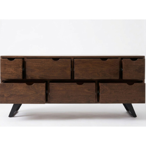 ตู้ลิ้นชักไม้มะม่วงอุตสาหกรรมแบบโมดูลาร์  รักษ์โลก ความจุขนาดใหญ่ หลายลิ้นชัก  ตู้โต๊ะเครื่องแป้งระดับไฮเอนด์ - Product Image 2