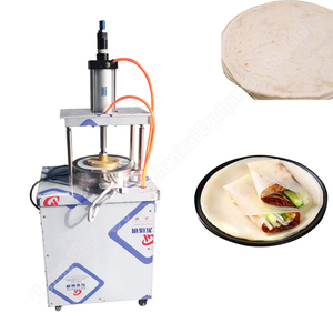 Hand Pita <b>Bread</b> Dough Press Hydraulic Peking Duck Roll <b>Maker</b> Tortilla Making and Cooked Machine - Product Image 3