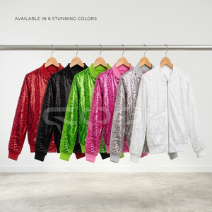 Cosh International New Arrival Custom <b>Green</b> <b>Sequin</b> Varsity Sisterhood Bomber <b>Jacket</b> Windproof Sorority Satin Greek Apparel - Product Image 6