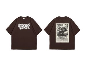 เสื้อยืดผู้ชายพิมพ์ลาย Heaven In Between & Hell แขนสั้น คอกลม ผ้าฝ้ายเจอร์ซีย์ ทรงปกติ สีดำ - Product Image 3