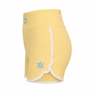 Shorts Deportivos para Mujer Dravelle Club, Color Durazno, Transpirables, Ecológicos, de Spandex/Algodón, con Cintura Ajustable con Cordón, Estilo Casual - Product Image 3