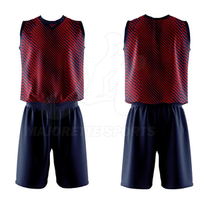 Conjunto de Uniforme de Voleibol Hecho en Pakistán, Material Suave y Transpirable con Números, Nombres y Colores Personalizados para Equipos Deportivos Escolares - Product Image 4