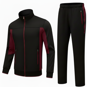 Conjunto Deportivo Unisex, Chaqueta con Cremallera y Pantalones, Ropa Deportiva Casual, Disponible en Stock, Proveedor - Product Image 1