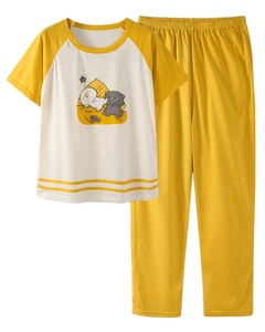 Conjunto de pijama de ocio para mujer, ropa de dormir de noche para el hogar, ropa de dormir con dibujos animados de verano, de China - Product Image 2