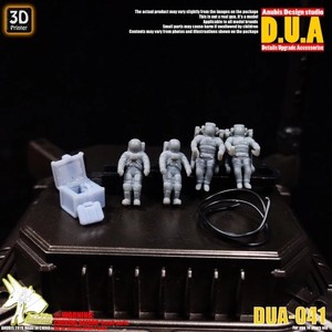 Set de Figuras de Astronautas a Escala 1/100 1/144, Accesorios de Detalle para Diorama, Caja de Herramientas, Piezas de Mejora para Escenas de Modelos Mecha - Product Image 3
