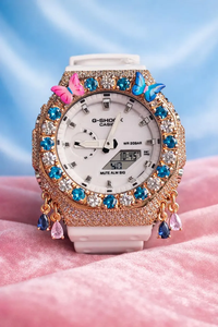 Reloj de Lujo para Hombre, G SHO, Cuarzo ETA, Mecánico, VVS, Moissanita, Estilo Ejecutivo, Hip Hop, Incrustado con Diamantes, Metal y Cuero, 3 Bar, 40 mm - Product Image 5