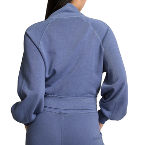 Conjunto de Sudadera con Capucha de Felpa de Algodón Premium y Pantalones Deportivos Ajustados para Mujer, Conjunto de 2 Piezas, Logotipo Privado Personalizado, Conjunto Deportivo Informal, OEM - Product Image 5